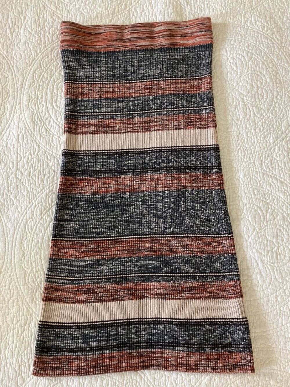 Prana -skirt/dress - Medium - brown and blue - 100% organic cotton